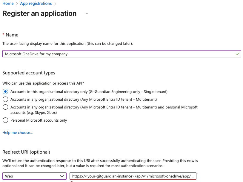 Create your own application