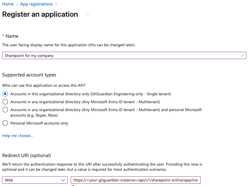 Create your own application