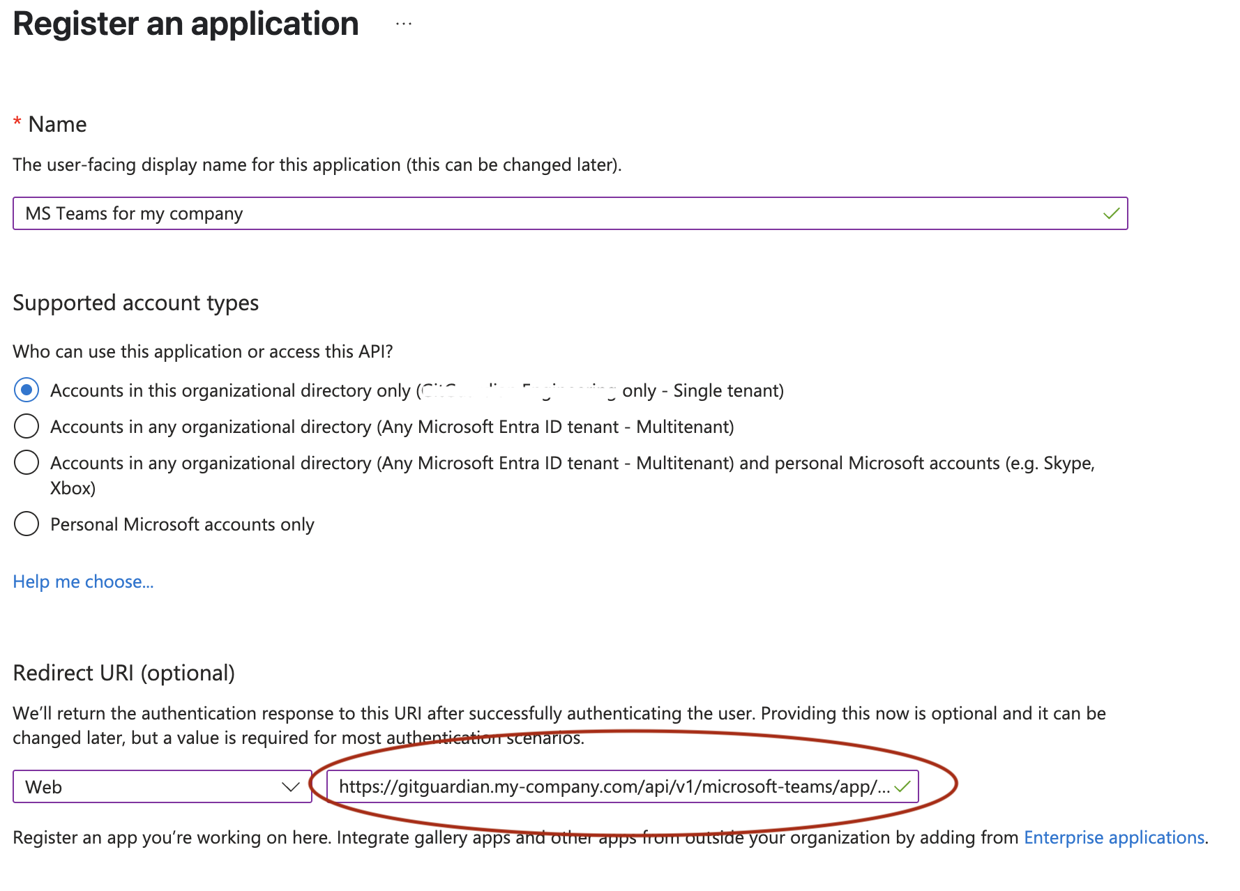 Create your own application