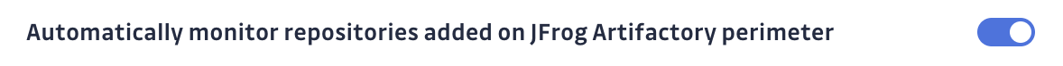 JFrog Artifactory Automatic Repository Monitoring