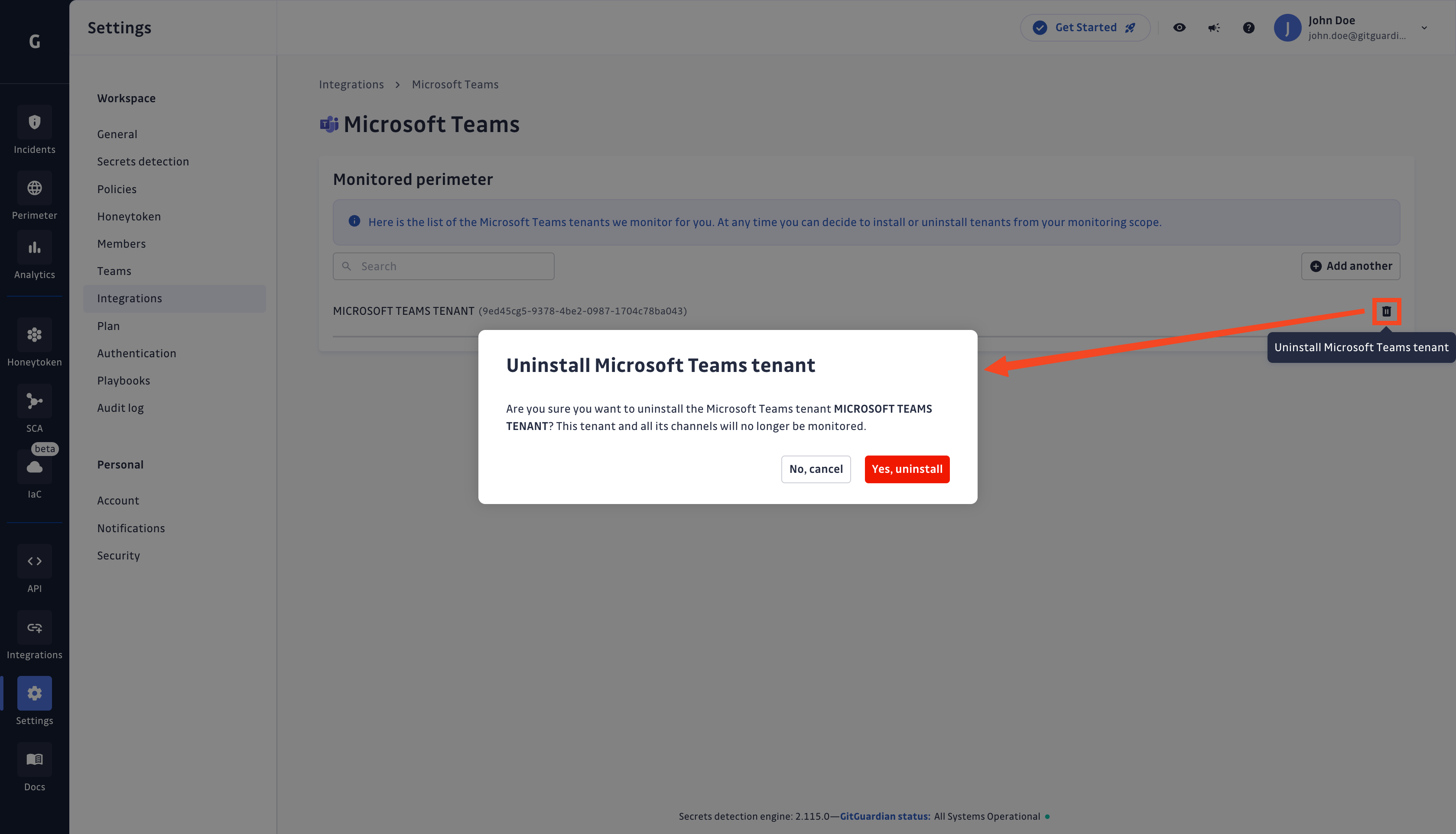 Microsoft Teams uninstall