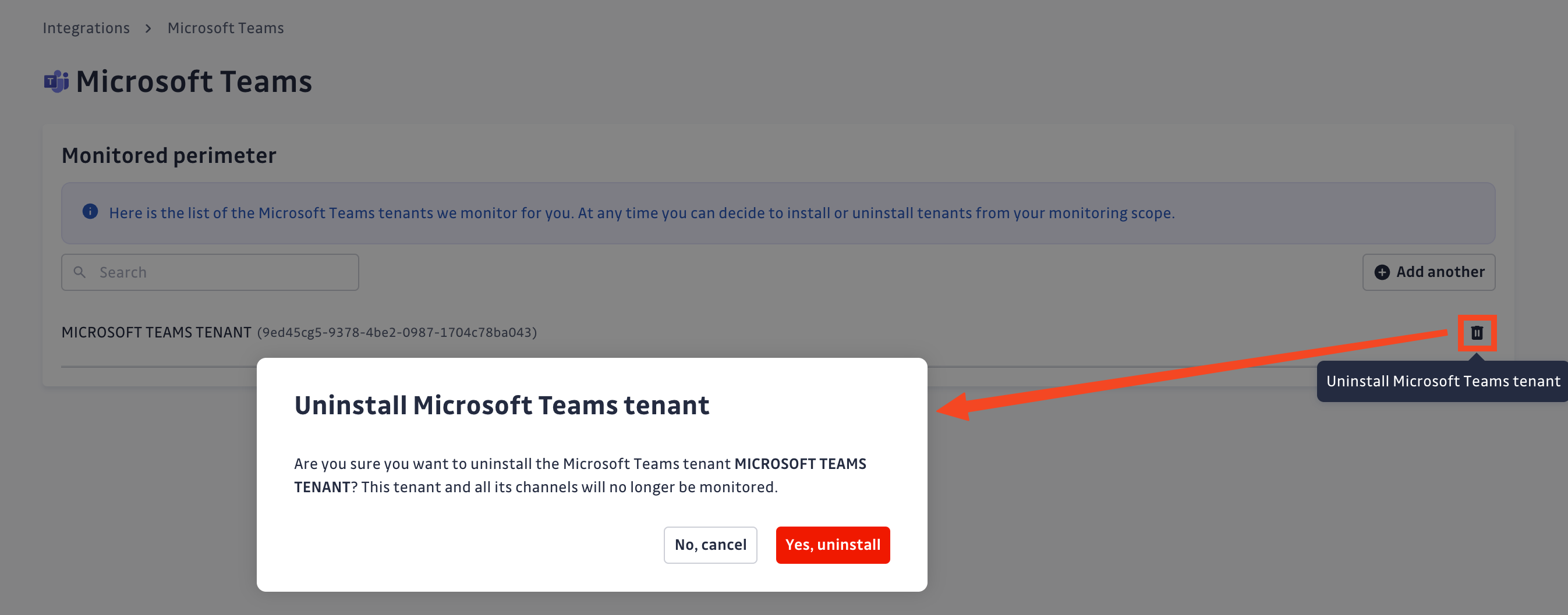 Microsoft Teams uninstall