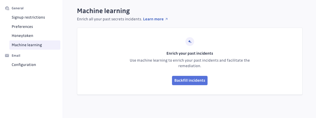 ML backfill past incidents