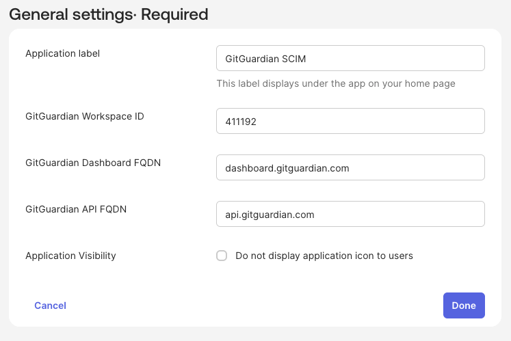 okta app general settings