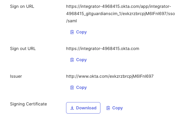 okta app saml metadata