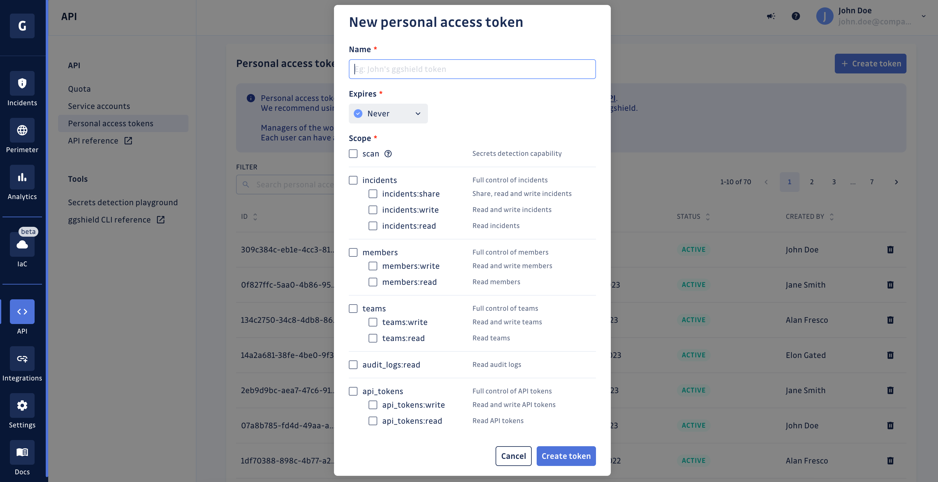 Managing your personal access tokens - GitHub Docs