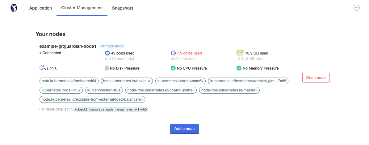 Cluster Overview