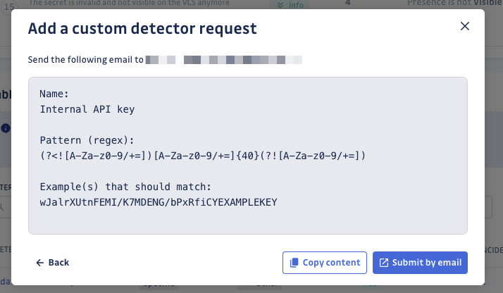 Add a custom detector - Manual sending for self-hosted