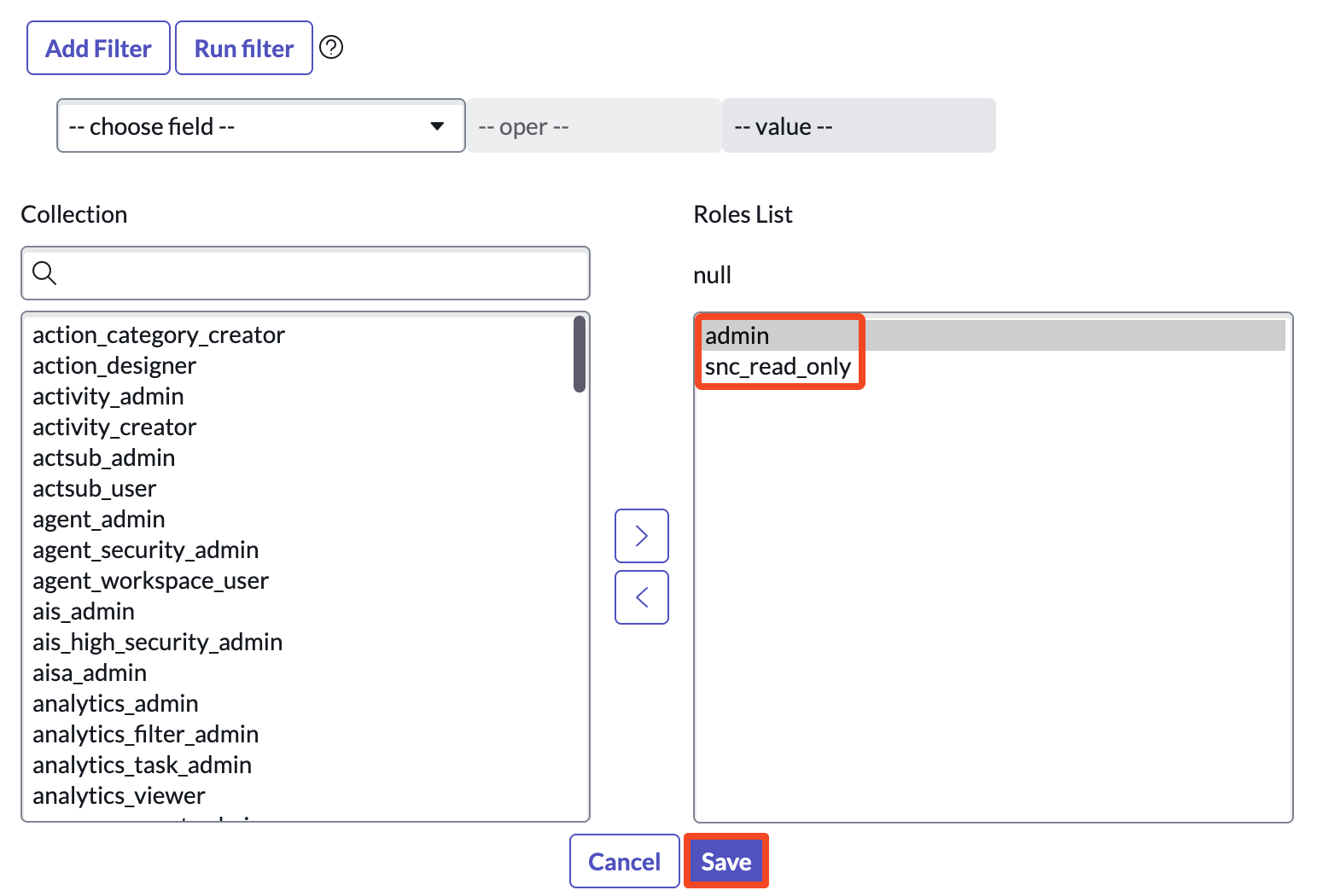 ServiceNow Edit User