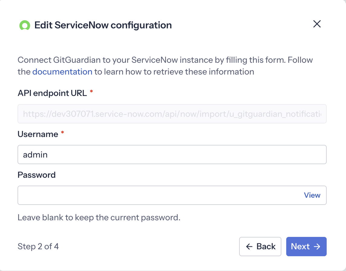Connect to ServiceNow