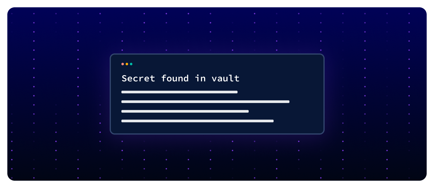 ggshield: vault data
