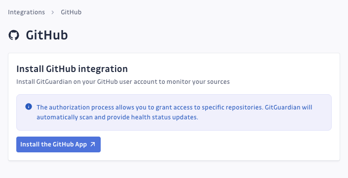 GitHub integration