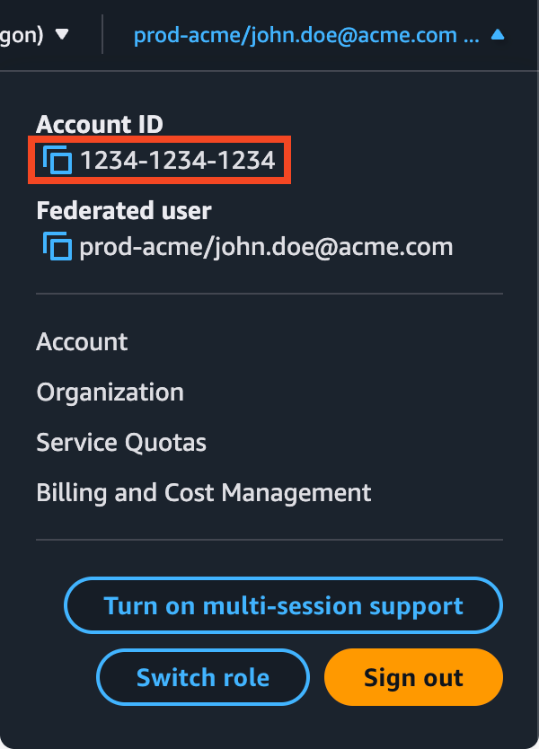 Amazon ECR Account ID