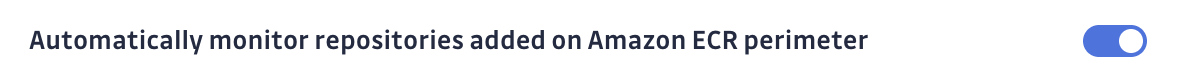 Amazon ECR Automatic Repository Monitoring