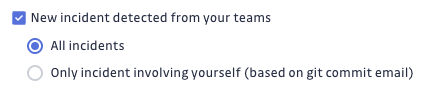 Email notification