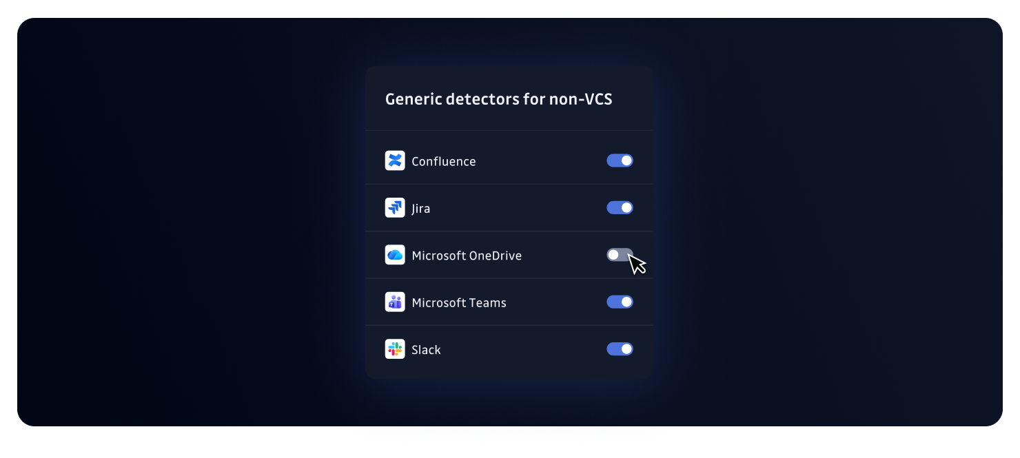 Generic detection on non-code sources thumbnail