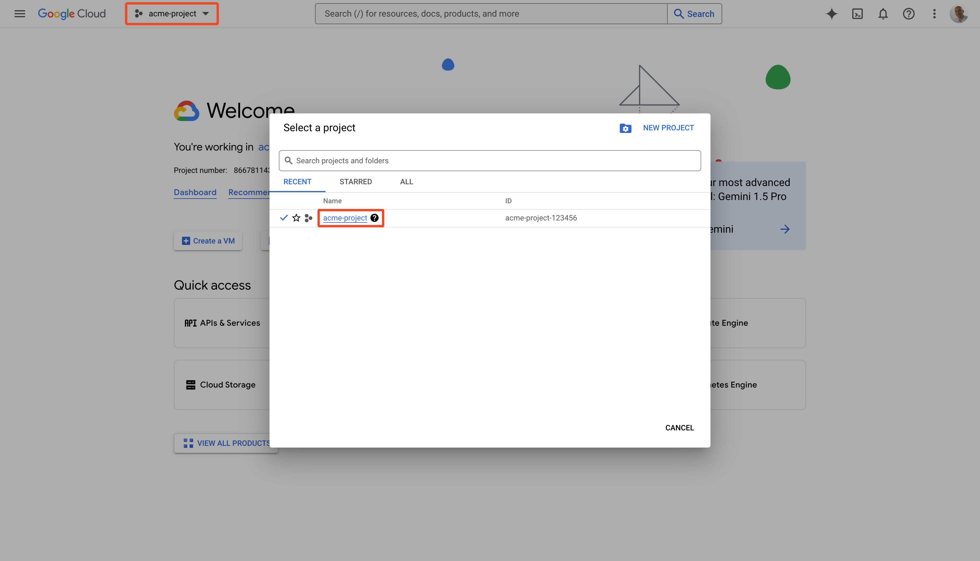 Google Artifact Registry Project