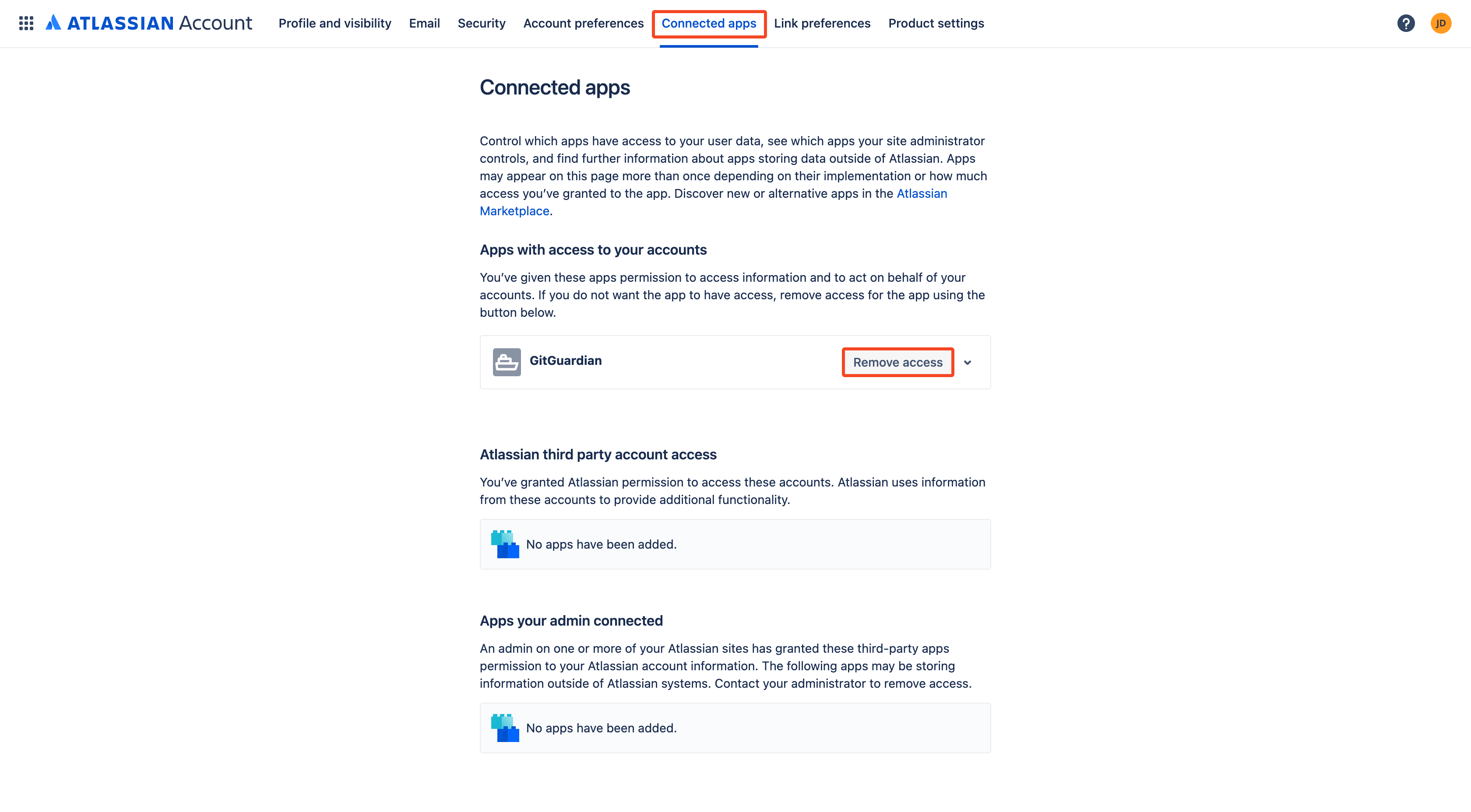 Jira Cloud - Remove app