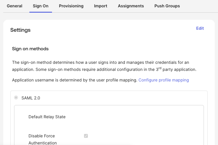 okta app sign on