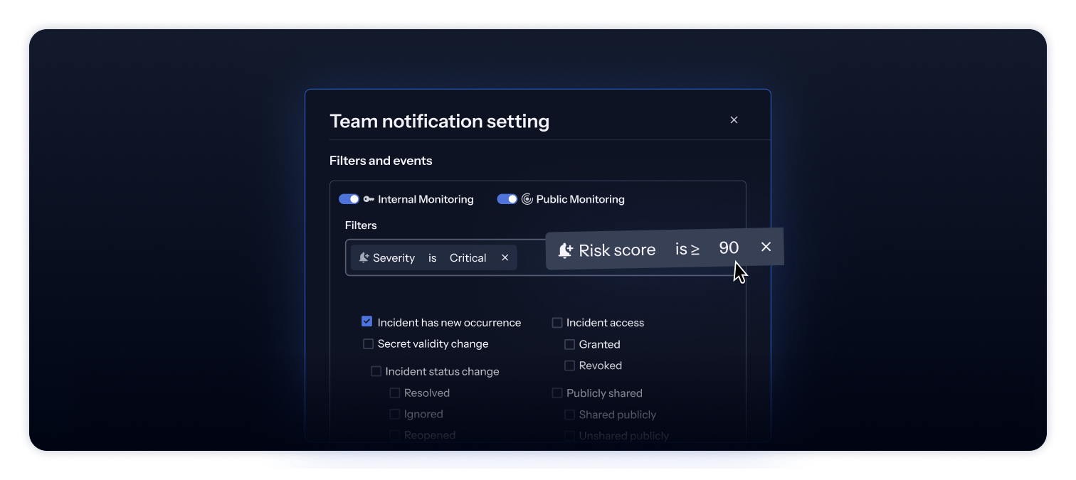 Smart Notifiers - filter notifications by incident criteria