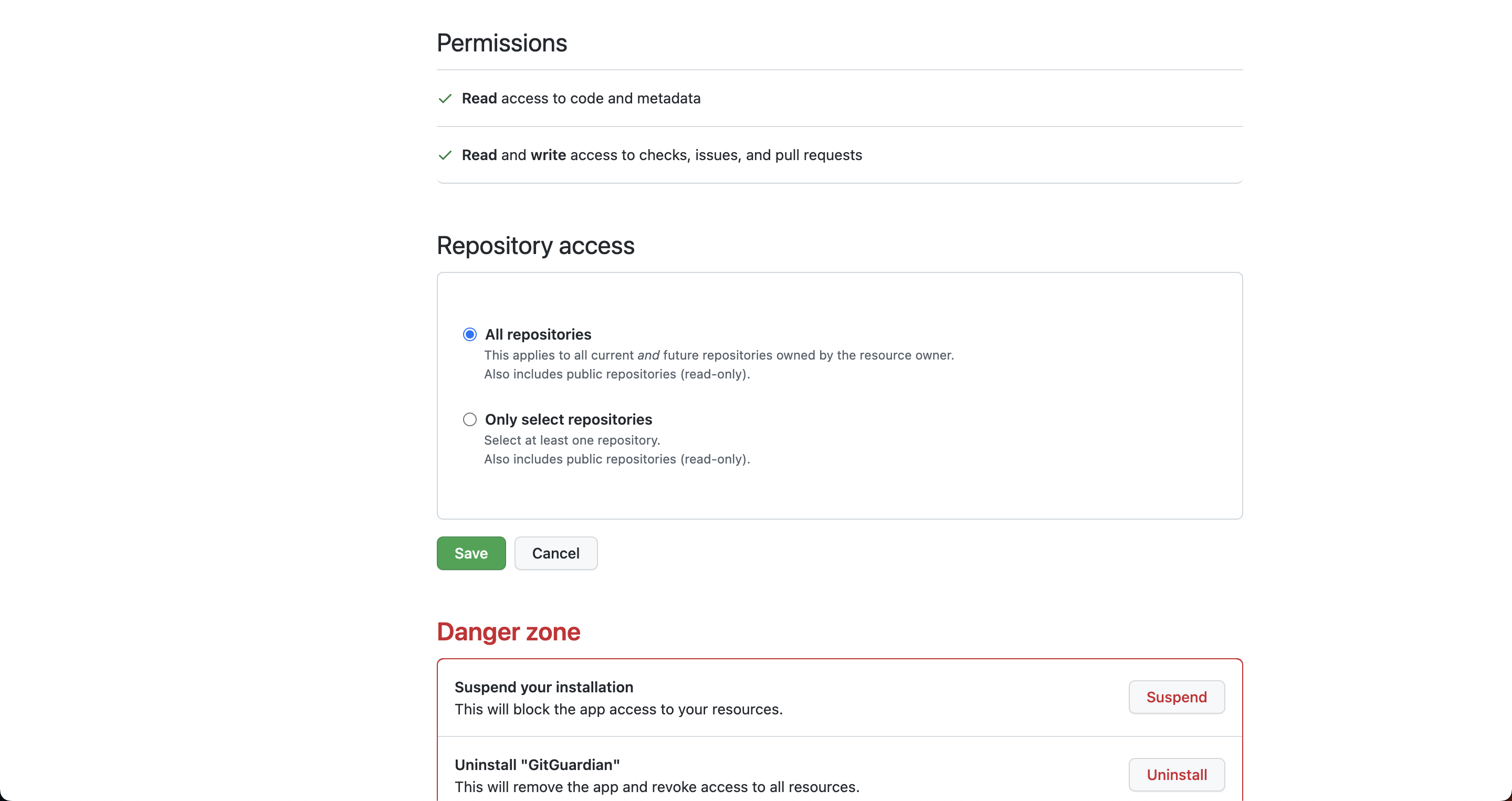 GitHub integration